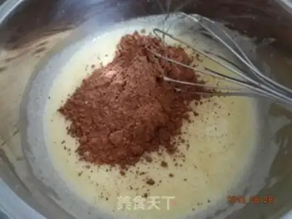 Make Cocoa ice cream step 2