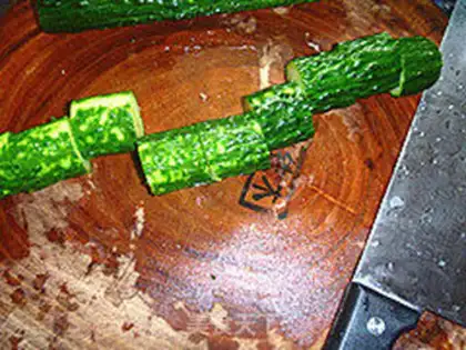 Make Sugar cucumber step 2