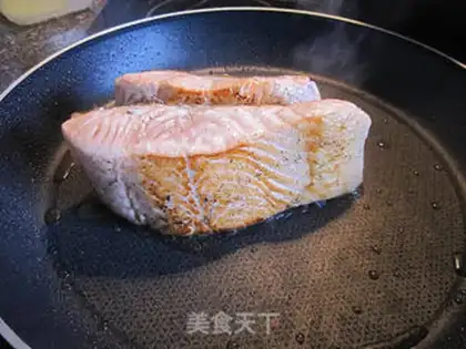 Make Fried salmon step 5