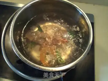 Make Mustard blue shrimp step 5