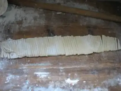 Make Egg pasta step 8