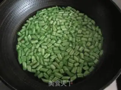 Make ♪ Four seasons of bean fried meat ♪ step 2