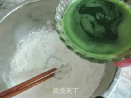 Make Double-coloured buns step 3