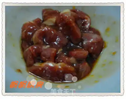 Make Fried toothpick pork step 3