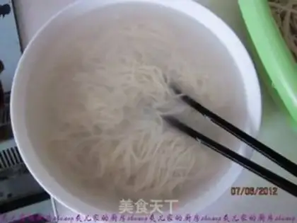Make Cold noodles step 6