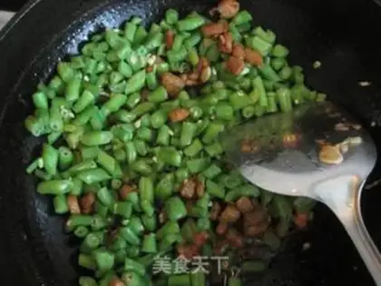 Make ♪ Four seasons of bean fried meat ♪ step 7