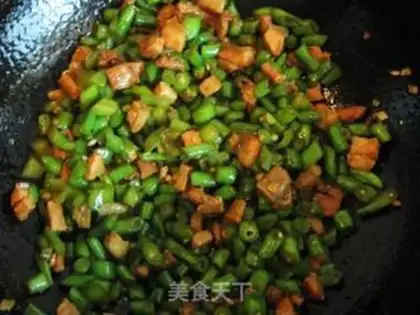 Make ♪ Four seasons of bean fried meat ♪ step 9