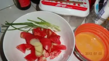 Make Potato egg soup step 1