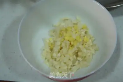 Make Garlic fan floss step 4