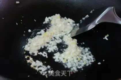 Make Garlic fan floss step 6