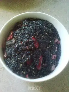 Make Peanut sesame date cream step 6