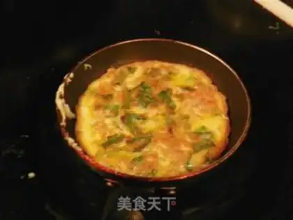 Make Shrimp omelet step 3