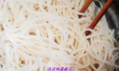 Make Cold noodles step 1