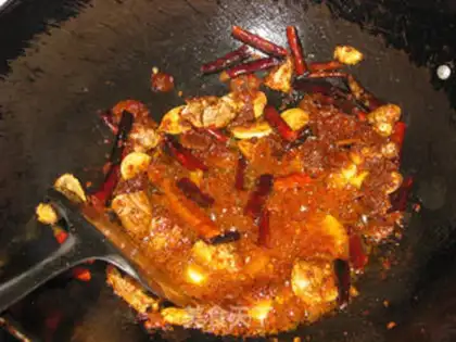 Make Onion spicy shrimp step 5