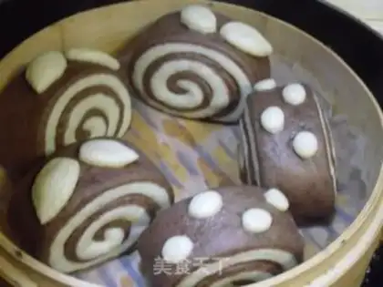 Make Coco-colored buns step 14