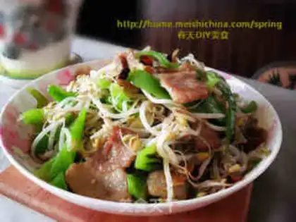 Make A casserole with green bean buds step 15
