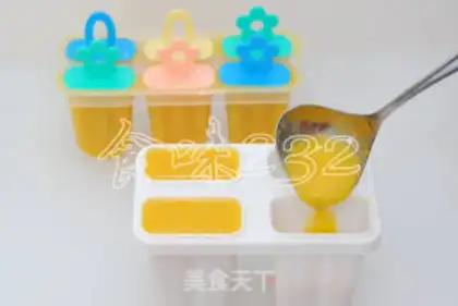 Make Mango milk popsicle step 5