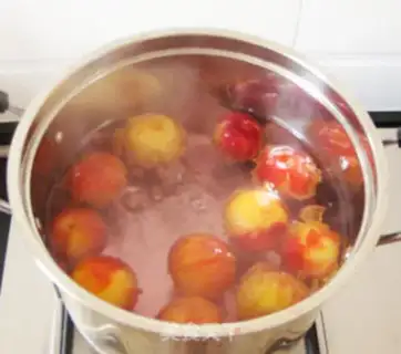 Make Plum and sugar step 2