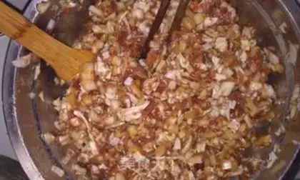 Make The cabbage pork bun step 8