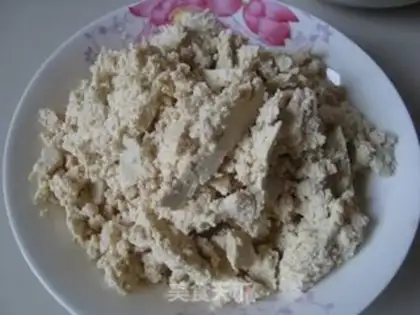 Make Chicken tofu step 1