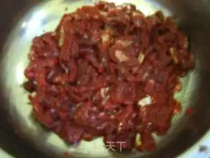 Make Wild mountain beef silk step 2