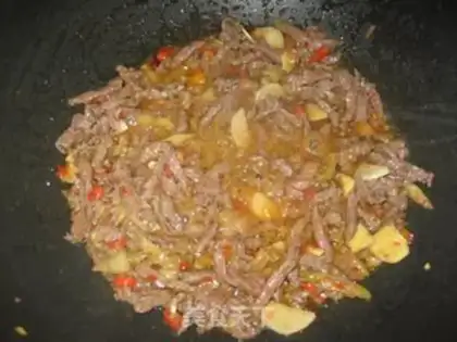 Make Wild mountain beef silk step 6
