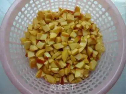 Make Peach jam step 1