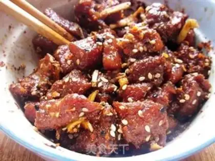 Make Spicy toothpick beef step 2