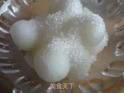 Make Ice melon ball step 2