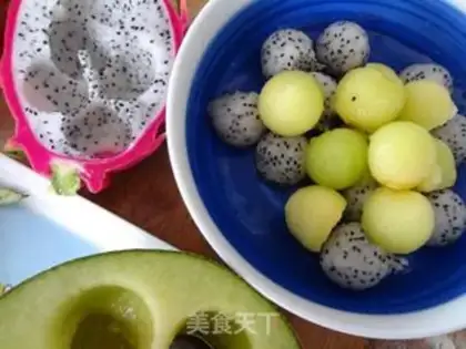 Make Ice melon ball step 7