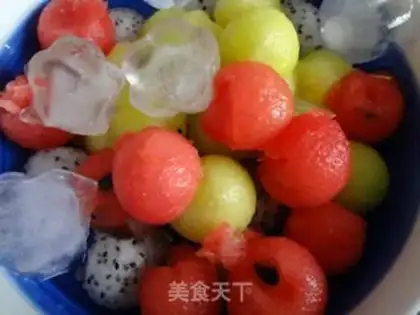 Make Ice melon ball step 9