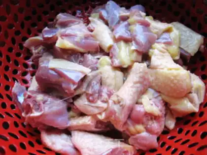 Make Old hen soup step 1