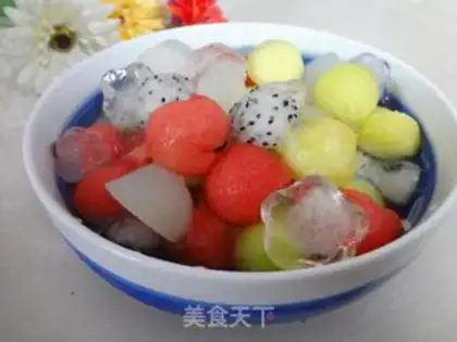 Make Ice melon ball step 11