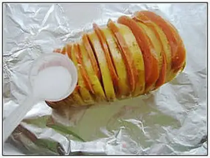 Make Garlic potato sausage step 4