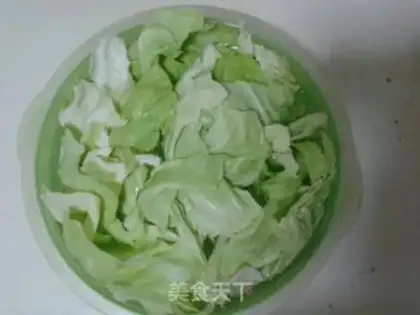 Make Cold cabbage step 0
