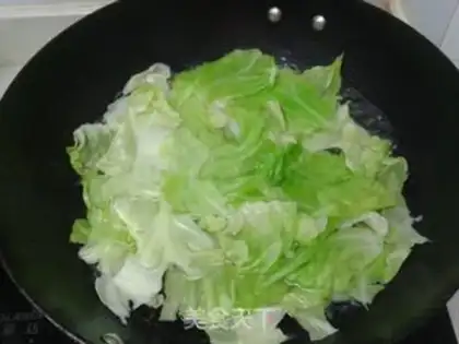 Make Cold cabbage step 1