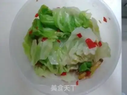Make Cold cabbage step 3