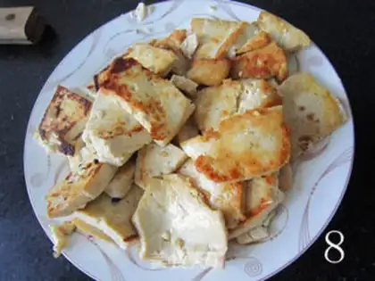 Make Spicy tofu step 4