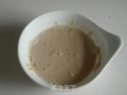 Make The green potato tea buns step 1