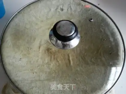 Make The green potato tea buns step 5