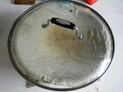 Make The green potato tea buns step 8