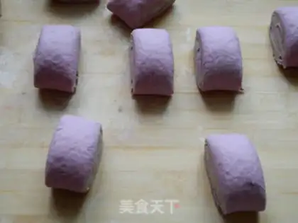 Make The green potato tea buns step 19