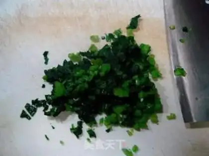 Make Strawfish spinach congee step 3