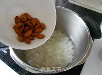 Make The silver spoon of the red dates step 4