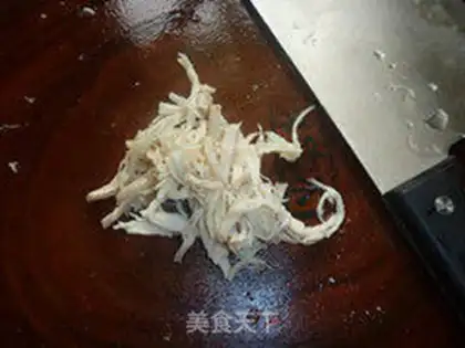 Make Soy sauce, chicken silk, soy step 5