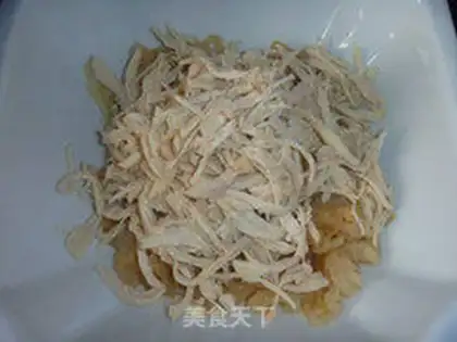 Make Soy sauce, chicken silk, soy step 6