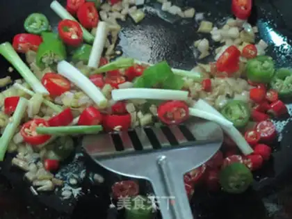 Make Iron-pot fried tofu fish step 17