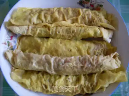Make Egg rolls step 8