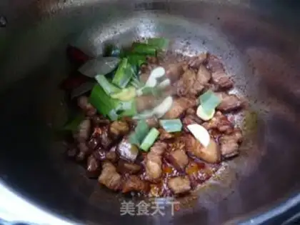 Make Red meat beans step 6