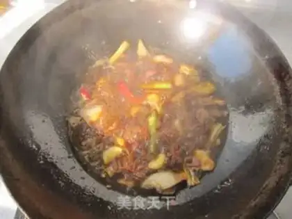 Make Red-burned fish head step 4